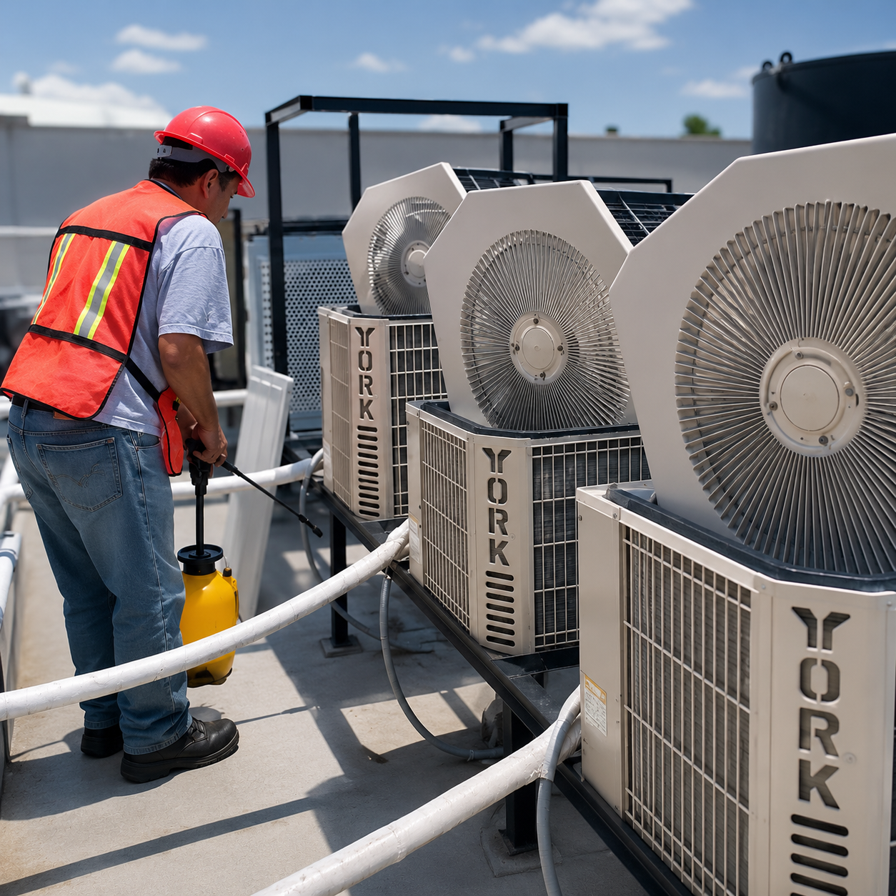 Sistema industrial de climatización