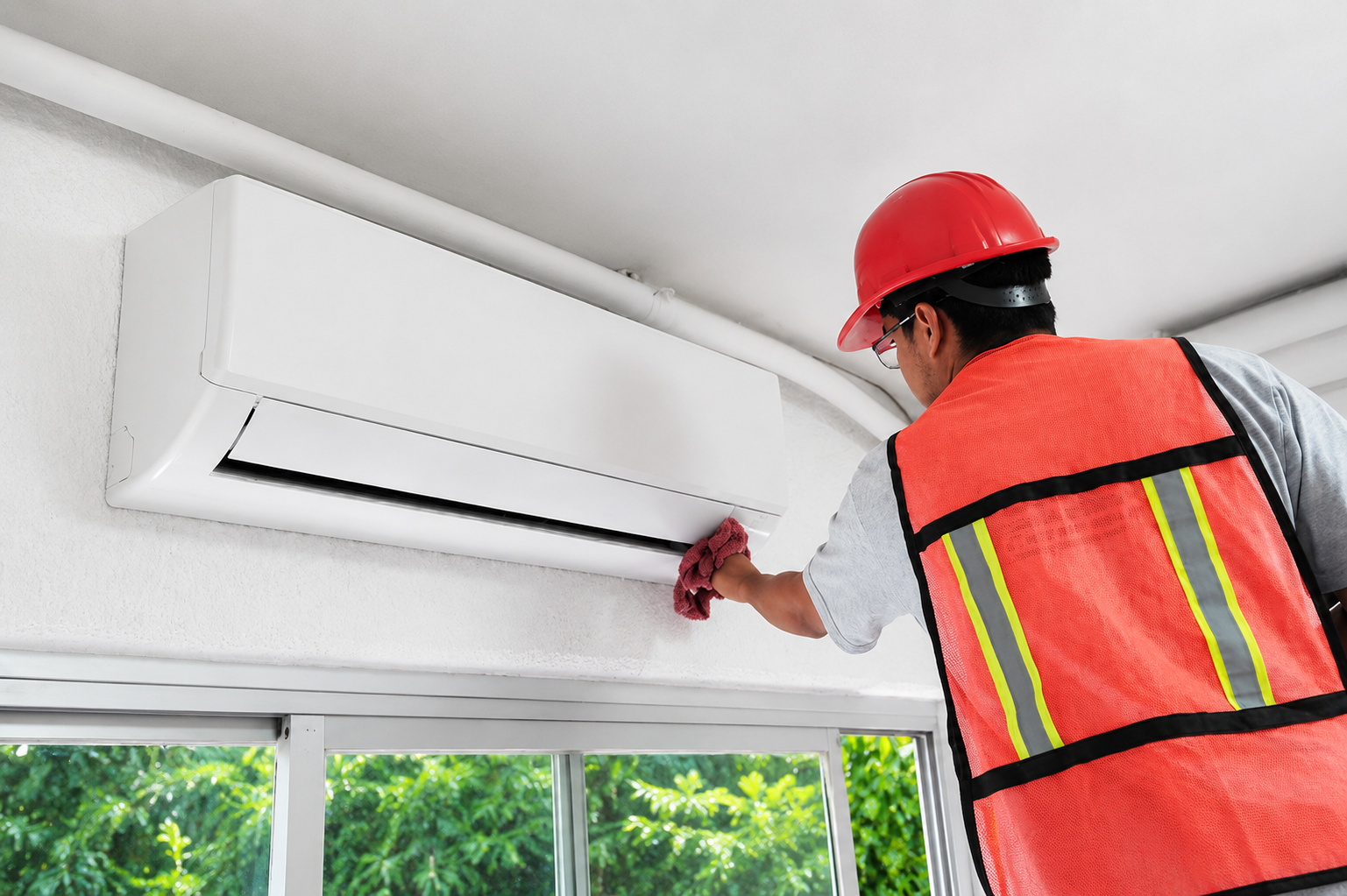 Mantenimiento a equipos de aire acondicionado