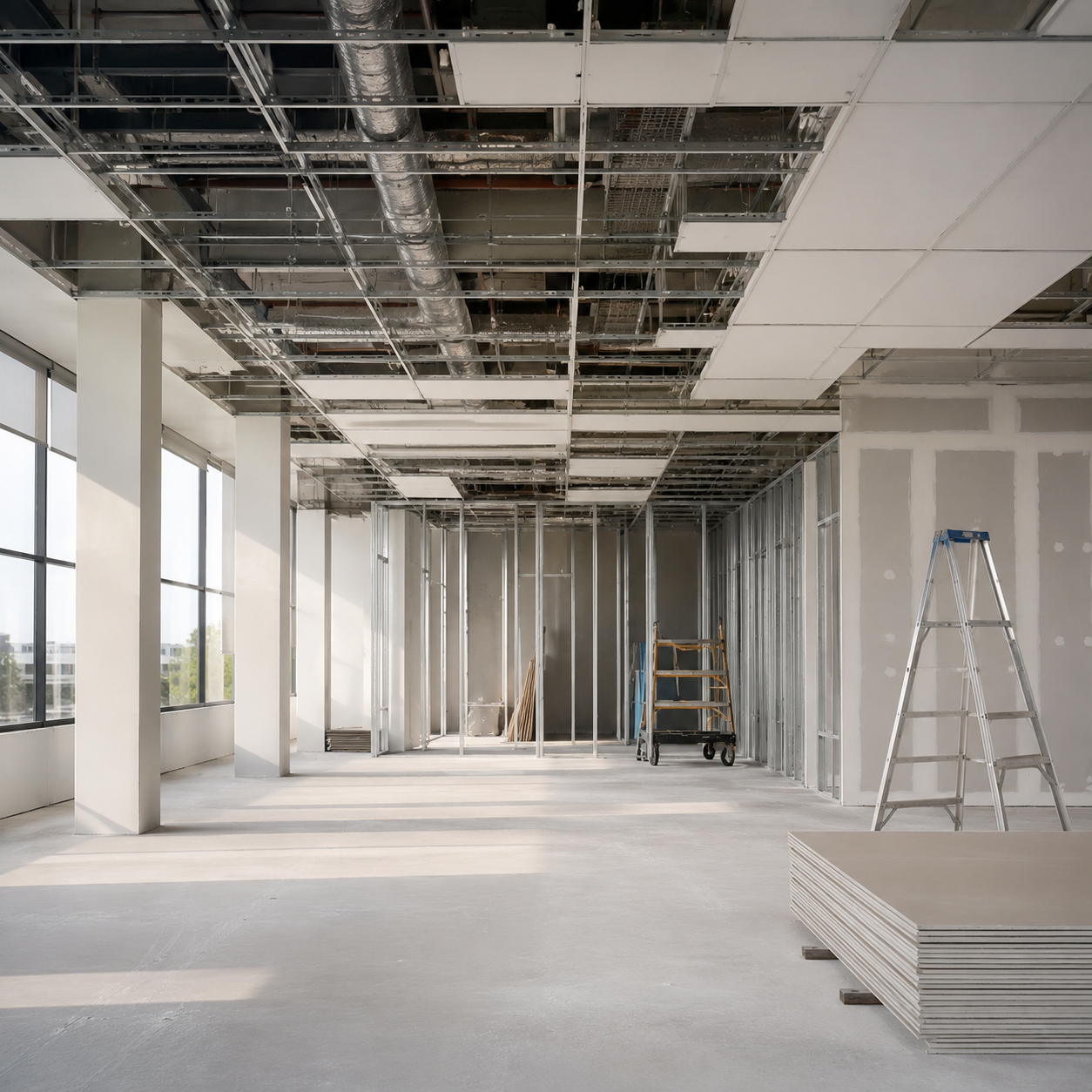 Espacio corporativo en proceso de remodelación